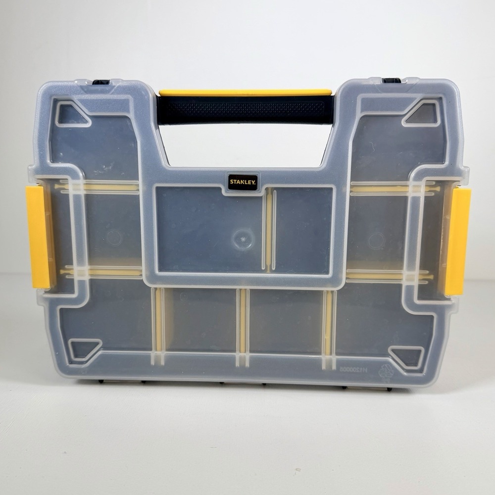 Stanley SortMaster Junior Organizer Tool Box 10 Compartment STST14022 Stackable